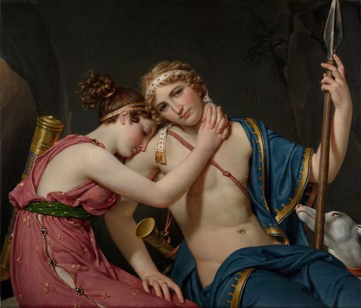 The Farewell of Telemachus and Eucharis by Jacques-Louis David