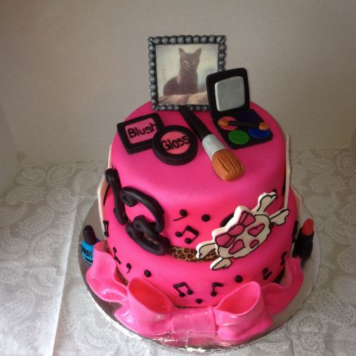 The teen girl cake