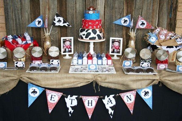 Cowboy Themed Birthday Party