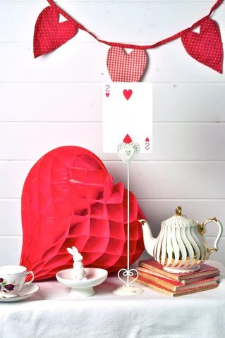 Tea pack hearts 