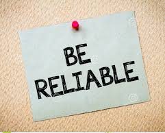 Be Reliable to be an artist