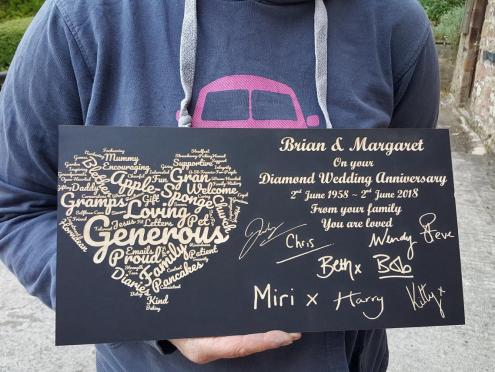 Custom Celebratory Slate