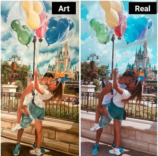 Handmade Portrait as Valentine's Day Gifts for Girlfriend