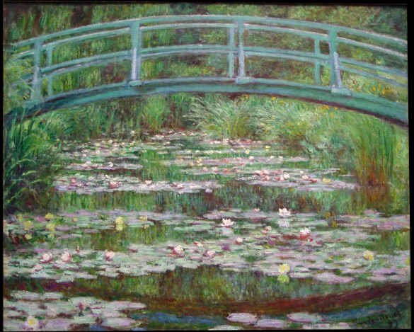 The Japanese Bridge By Claude Monet