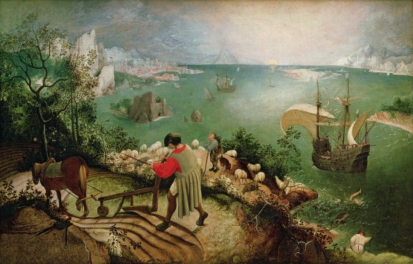 Landscape with full of Icarus