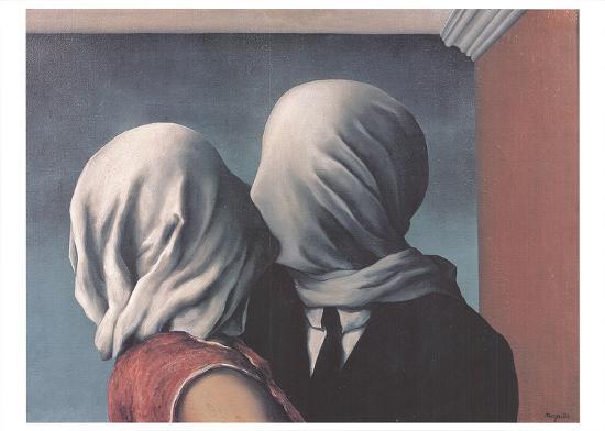 The Lovers by Rene Magritte (Romantic Paintings)