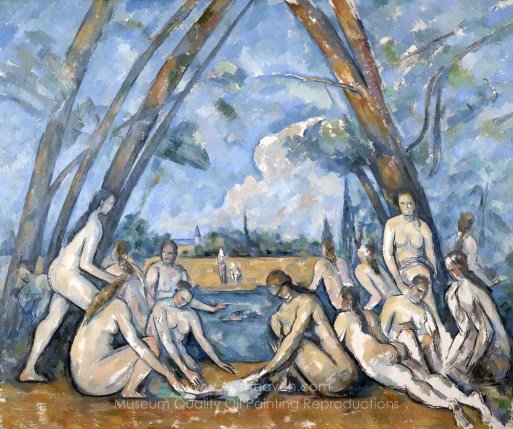 The Bathers by Cezanne