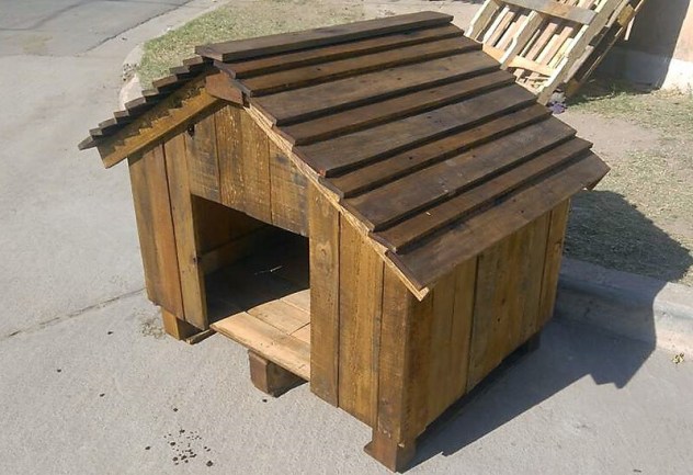 Recycled Wood Pallet Dog House (Dog House DIY)