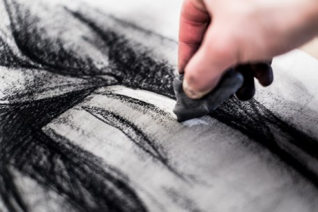 Use of Kneaded Eraser 