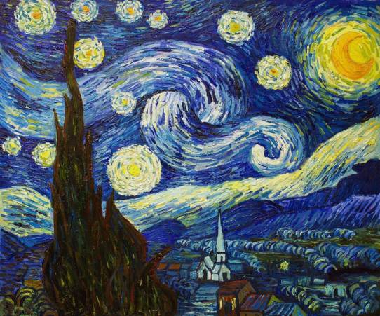 The Starry Night by Vincent Van Gogh