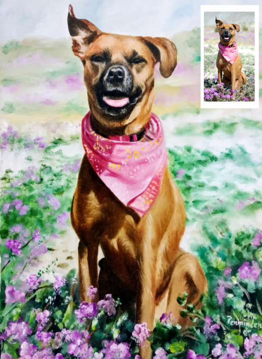Hand-made Pet Portraits (Valentine's Day Gifts for Boyfriends)