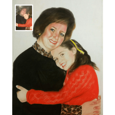 Handmade Colored Pencil Drawing