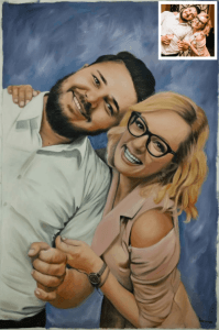 Mother's day handmade oil painting